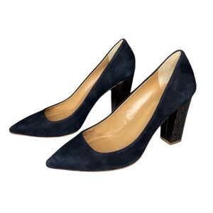 J. Crew suede leather heels